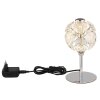 Globo lighting Virina table lamp LED chrome, 1-light source