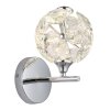 Globo lighting Virina wall light LED chrome, 1-light source