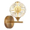 Globo lighting Virina wall light LED gold, 1-light source