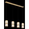 Globo lighting Stefanie hanging light LED gold, black, 1-light source