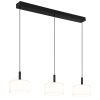 Globo lighting Trenton hanging light LED black, 1-light source
