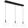 Globo lighting Trenton hanging light LED black, 1-light source