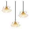 Globo lighting Fiore hanging light black, 6-light sources