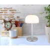 Mushroom Shaped  Globo lighting Norman table lamp LED silver, 1-light source