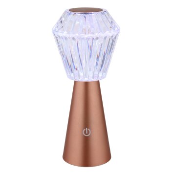 Globo lighting Polimi table lamp LED brass, 1-light source, Colour changer