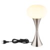 Globo lighting Lula table lamp matt nickel, 1-light source
