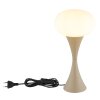 Globo lighting Lula table lamp sand-coloured, 1-light source