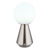 Globo lighting Sora table lamp LED matt nickel, 1-light source