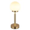 Globo lighting Haku table lamp LED brass, 1-light source