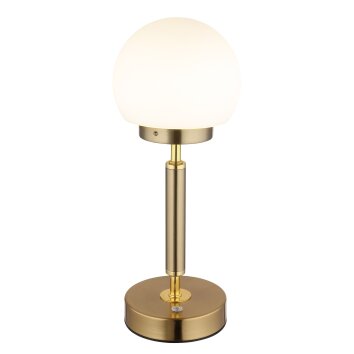 Globo lighting Haku table lamp LED brass, 1-light source