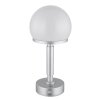 Globo lighting Haku table lamp LED silver, 1-light source