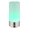 Globo lighting Lex table lamp LED matt nickel, 1-light source, Colour changer