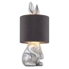 Globo lighting Rabbit table lamp silver, 1-light source