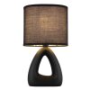 Globo lighting Triangle table lamp black, 1-light source