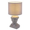 Globo lighting Hermes table lamp grey, 1-light source