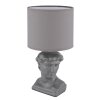 Globo lighting Hermes table lamp grey, 1-light source