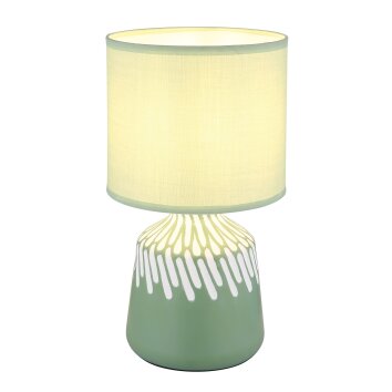 Globo lighting Rela table lamp green, 1-light source