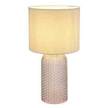 Globo lighting Sofia table lamp grey, 1-light source