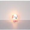 Globo lighting Puppy table lamp LED pink, white, 1-light source