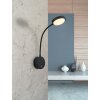 Globo lighting Pegasi wall light LED black, 1-light source