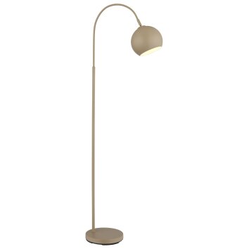 Globo lighting Benno floor lamp sand-coloured, 1-light source