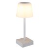 Globo lighting Xayden table lamp LED silver, 1-light source