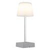 Globo lighting Xayden table lamp LED silver, 1-light source