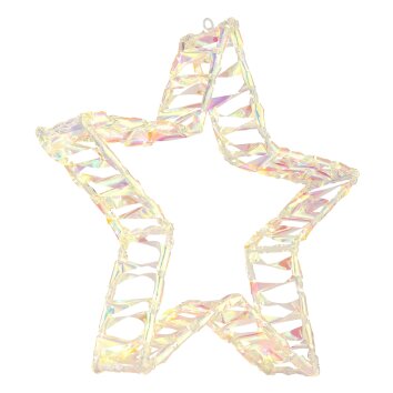 Globo lighting Stara decorative light LED transparent, clear, white, 100-light sources