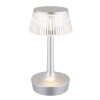 Globo lighting Lucio table lamp LED silver, 1-light source