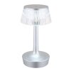 Globo lighting Lucio table lamp LED silver, 1-light source