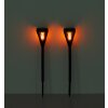 Globo lighting Solarleuchte solar light LED black, 6-light sources