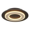 Globo lighting Jayden ceiling light LED black, 1-light source
