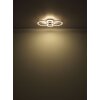 Globo lighting Loretta ceiling light LED black, 1-light source
