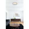 Globo lighting Heda ceiling light LED silver, 1-light source