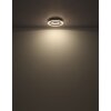 Globo lighting Wiley ceiling light LED grey, white, 1-light source