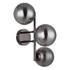 Globo lighting Conor wall light chrome, black, 3-light sources
