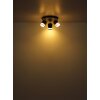 Globo lighting Lucero ceiling light black, 3-light sources