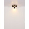 Globo lighting Lucero ceiling light black, 3-light sources
