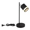 Globo lighting Lucero table lamp black, 1-light source