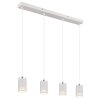 Globo lighting Korben hanging light white, 4-light sources