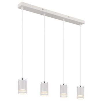 Globo lighting Korben hanging light white, 4-light sources
