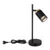 Globo lighting Korben table lamp black, 1-light source
