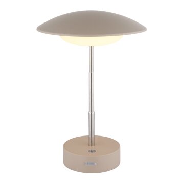 Globo lighting Tomo table lamp LED brown, 1-light source