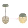Globo lighting Wanda table lamp LED green, 1-light source