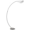 Globo lighting Robles floor lamp LED matt nickel, 1-light source