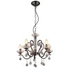 Globo lighting Camila chandelier chrome, black, 5-light sources