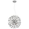 Globo lighting Katrina chandelier chrome, 8-light sources