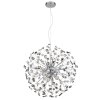 Globo lighting Katrina chandelier chrome, 9-light sources