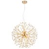 Globo lighting Katrina chandelier gold, 9-light sources