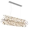 Globo lighting Katrina chandelier chrome, 12-light sources